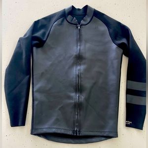 Hurley men’s small front zip wetsuit jacket